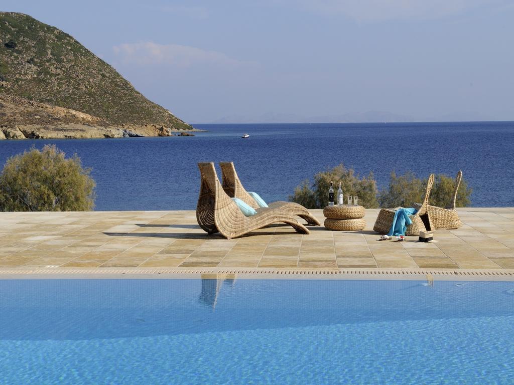 Onar Patmos Daire Grikos Bay  Dış mekan fotoğraf